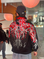 HOODIE MANCHATRIBAL-BLACK