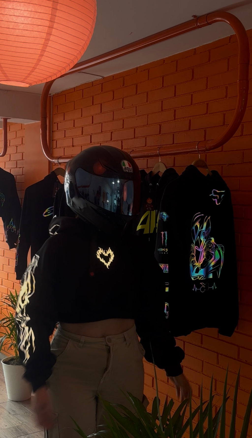 CROP TRIBALNEW - HOODIE