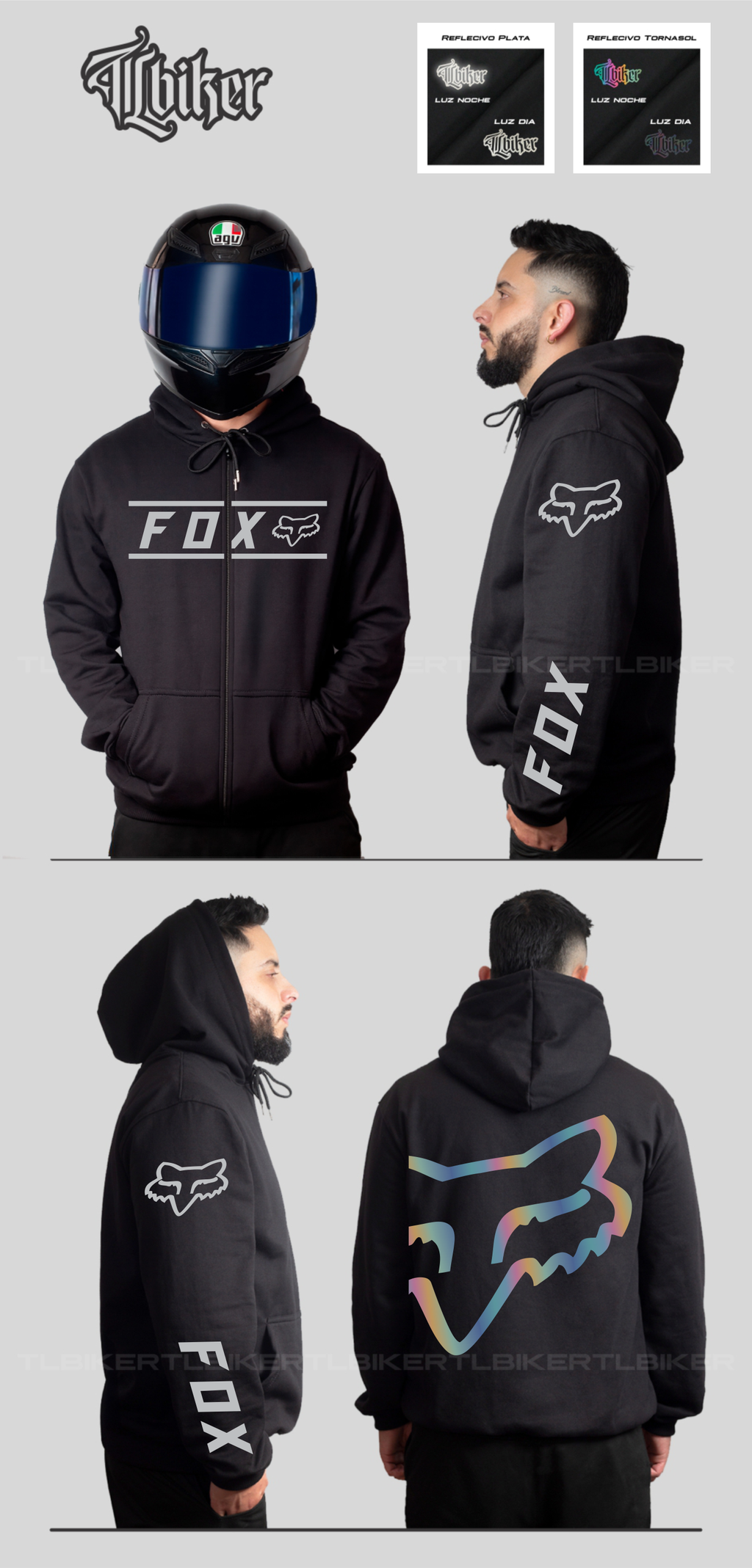 FX CREMALLERA HOODIE- BLACK