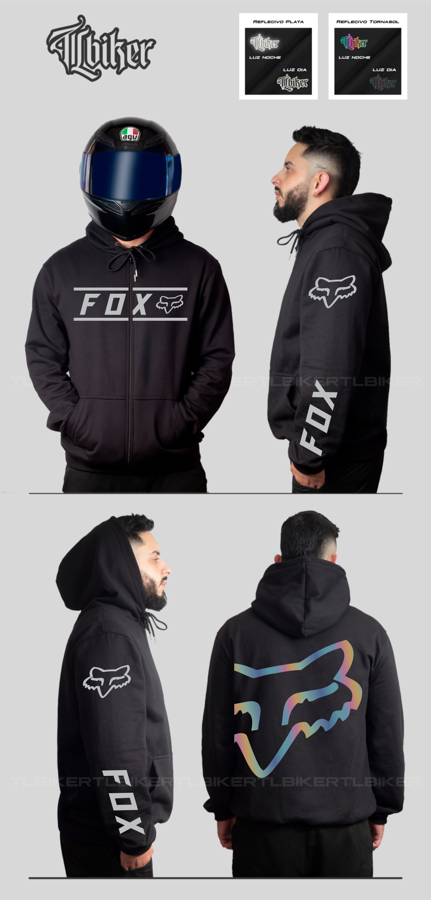 FX CREMALLERA HOODIE- BLACK