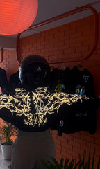 CROP TRIBALNEW - HOODIE