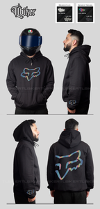 FOX HOODIE - BLACK