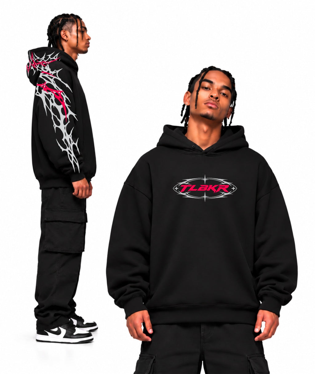 HOODIE TRIBALCOLOR NEW-BLACK