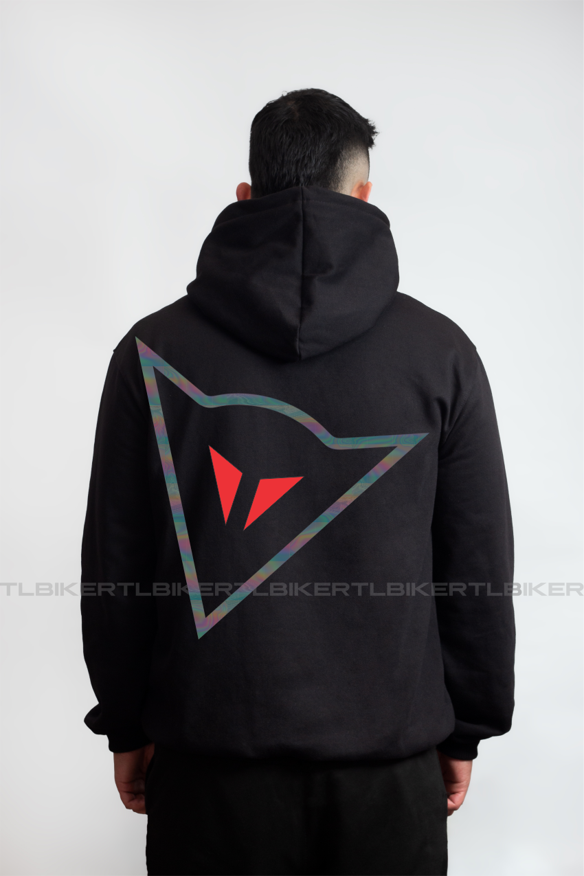 RED DN- HOODIE BLACK