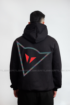 RED DN- HOODIE BLACK