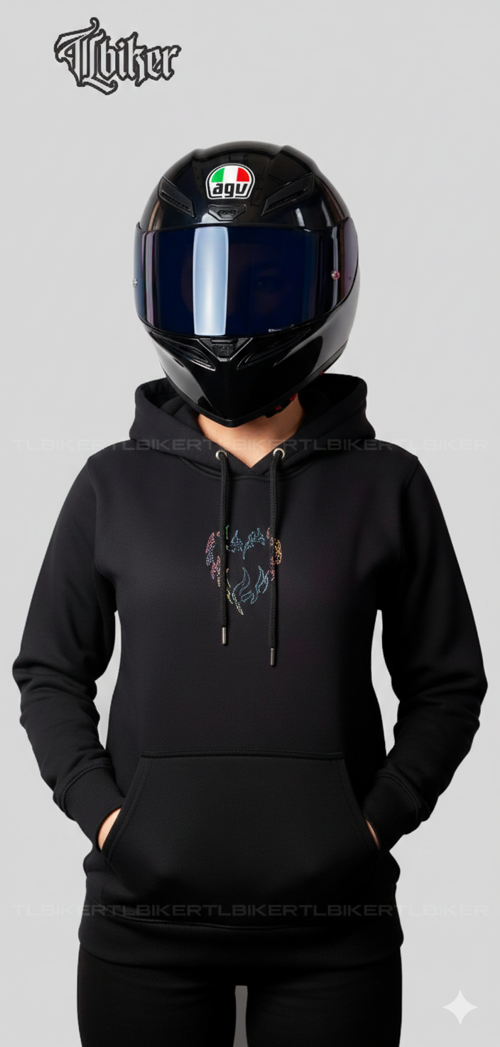 Corazón torna - HOODIE BLANCK