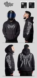 TRIBAL HOODIE - BLACK