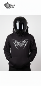 TRIBAL HOODIE - BLACK