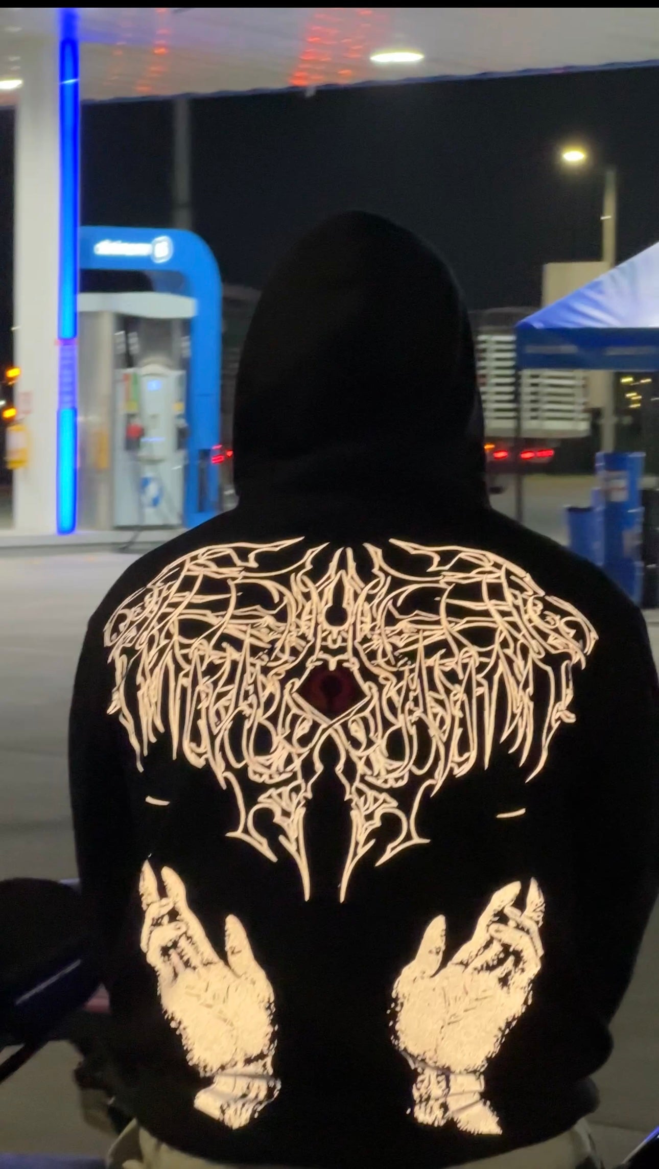 MANOS HOODIE - BLACK