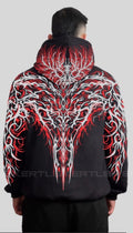 RED NEWTRIBAL- HOODIE BLACK