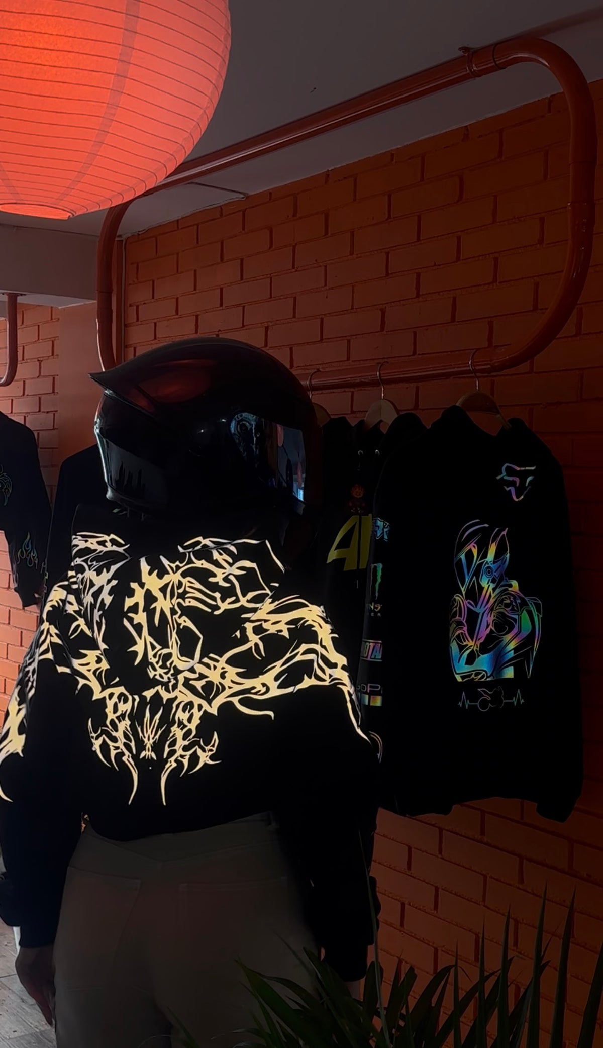 CROP TRIBALNEW - HOODIE