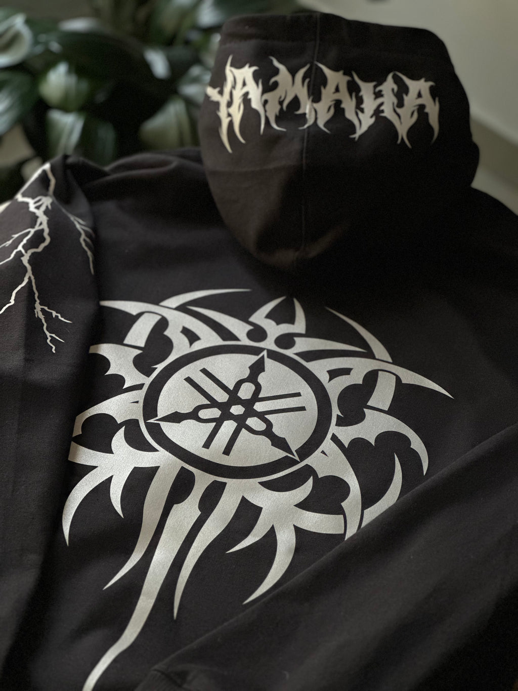 TRIBAL YAMAHA-HOODIE BLACK