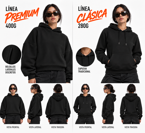 CORAZON MORADO HOODIE- BLACK