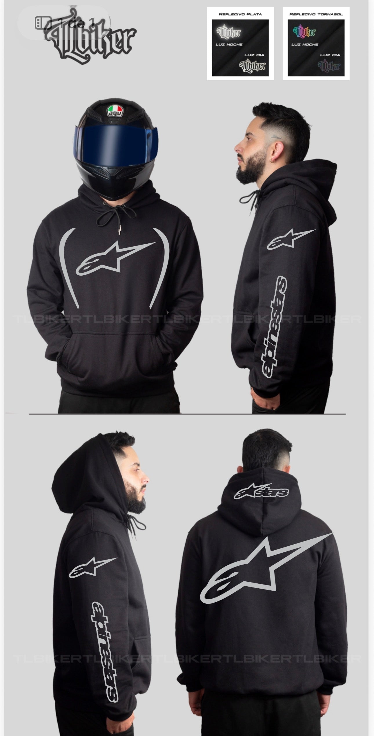 AlPIN PLATA - HOODIE BLACK