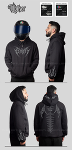 COLUMNA HOODIE  -BLACK