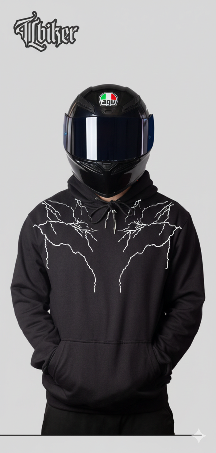 RAYOS HOODIE - BLACK