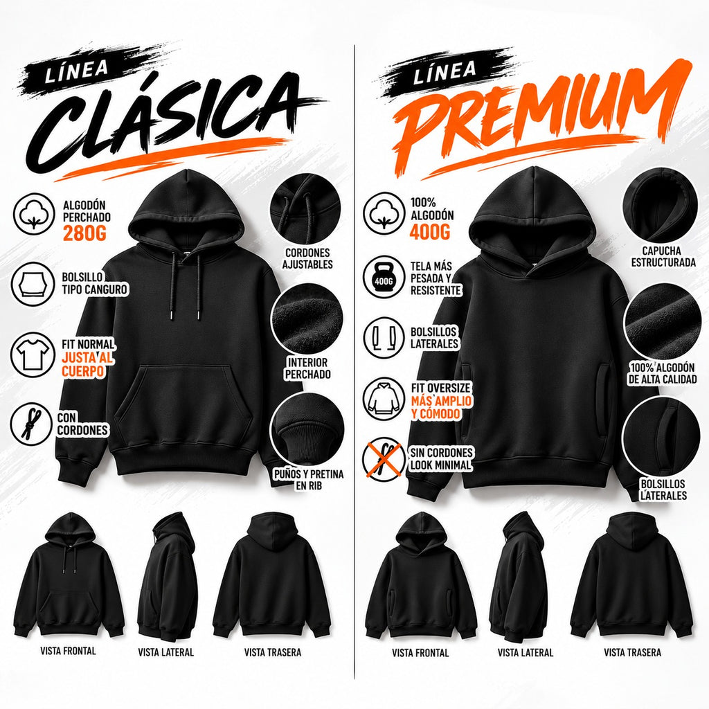 CORAZON MORADO HOODIE- BLACK