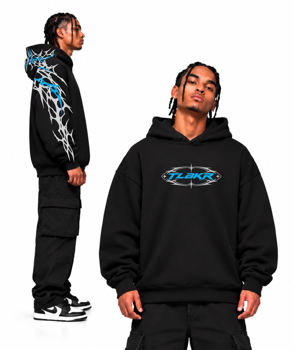 HOODIE TRIBALCOLOR NEW-BLACK
