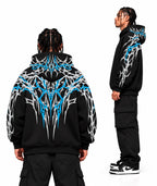 HOODIE TRIBALCOLOR NEW-BLACK