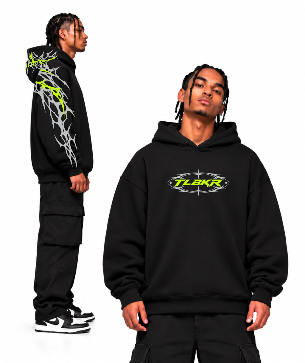 HOODIE TRIBALCOLOR NEW-BLACK