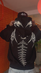 COLUMNA HOODIE  -BLACK