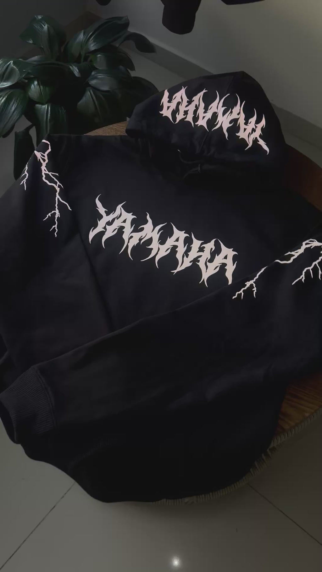TRIBAL YAMAHA-HOODIE BLACK