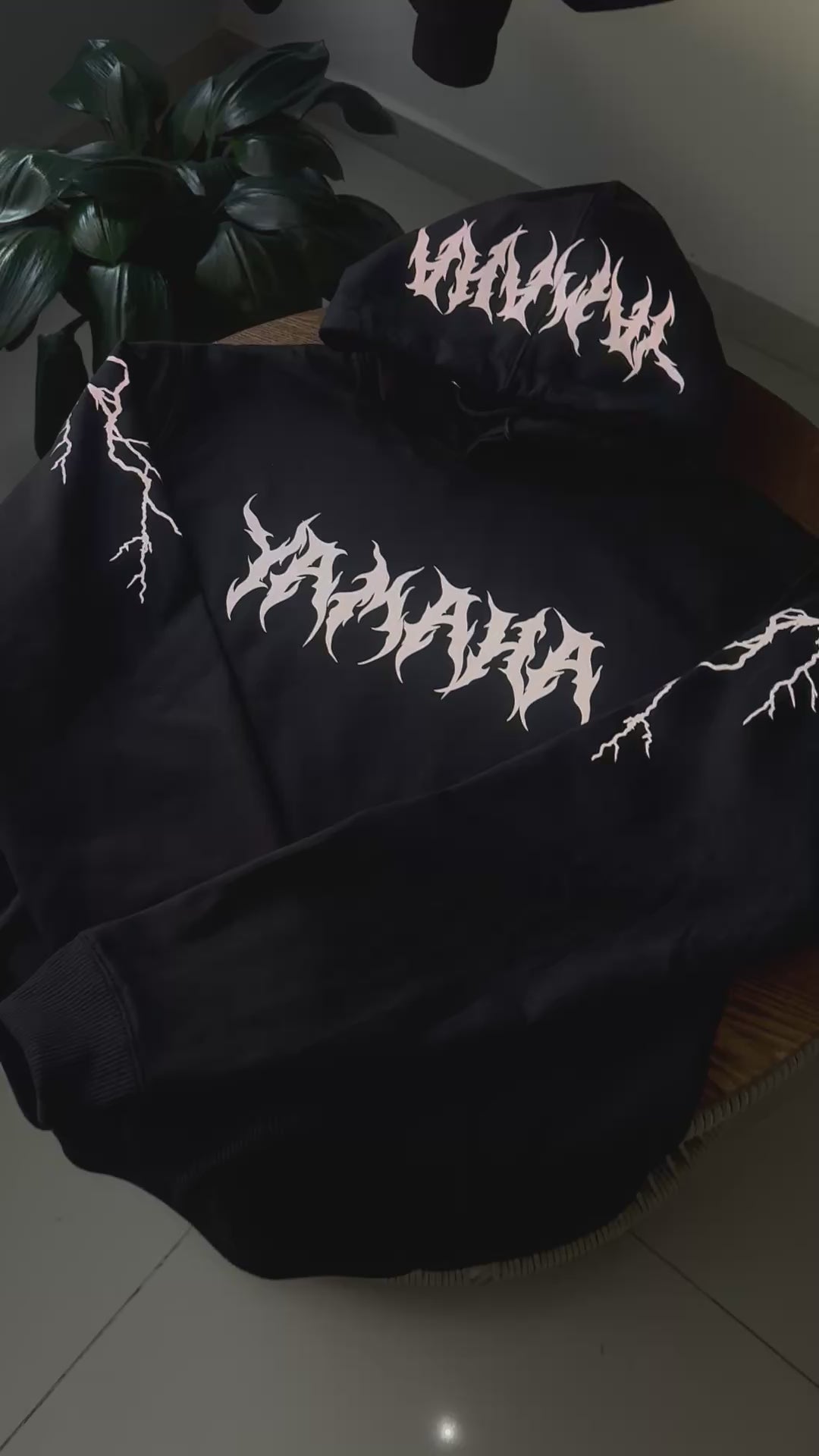 TRIBAL YAMAHA-HOODIE BLACK